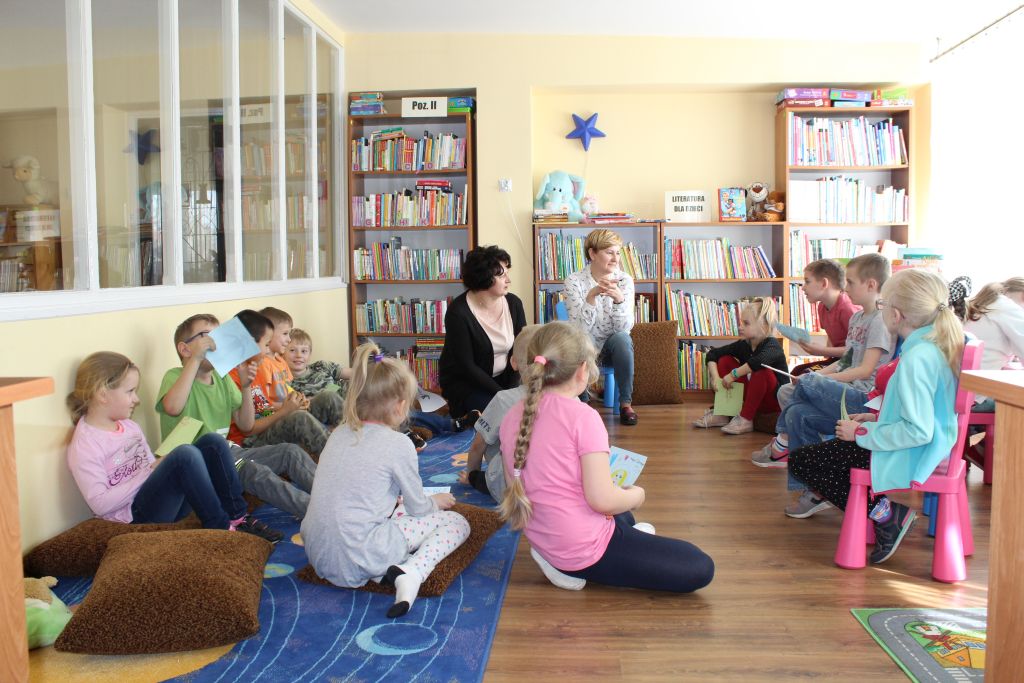 Uczestnicy Lekcji bibliotecznej