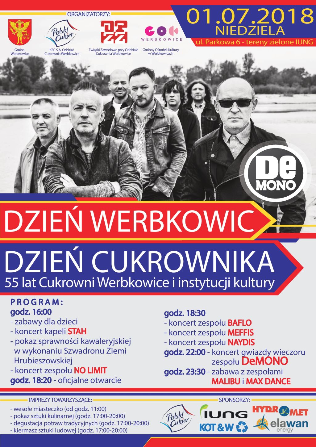 Plakat "Dzień Werbkowic Dzień Cukrownika 2018"