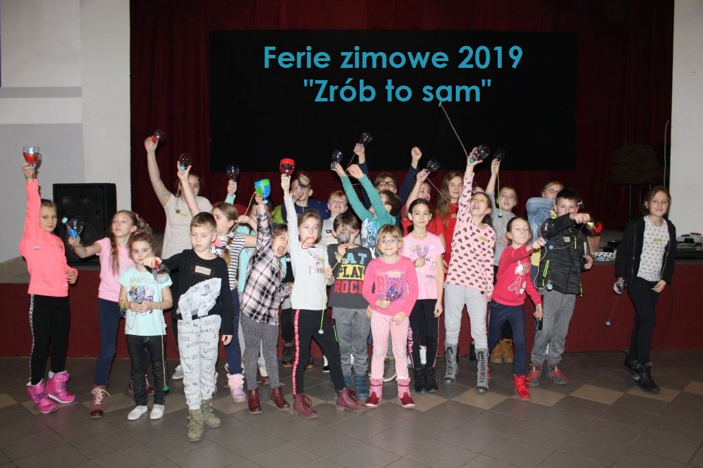 Uczestnicy "Ferii zimowych 2019"