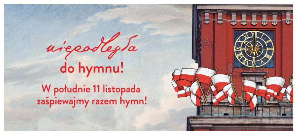 Plakat „Niepodległa do Hymnu”