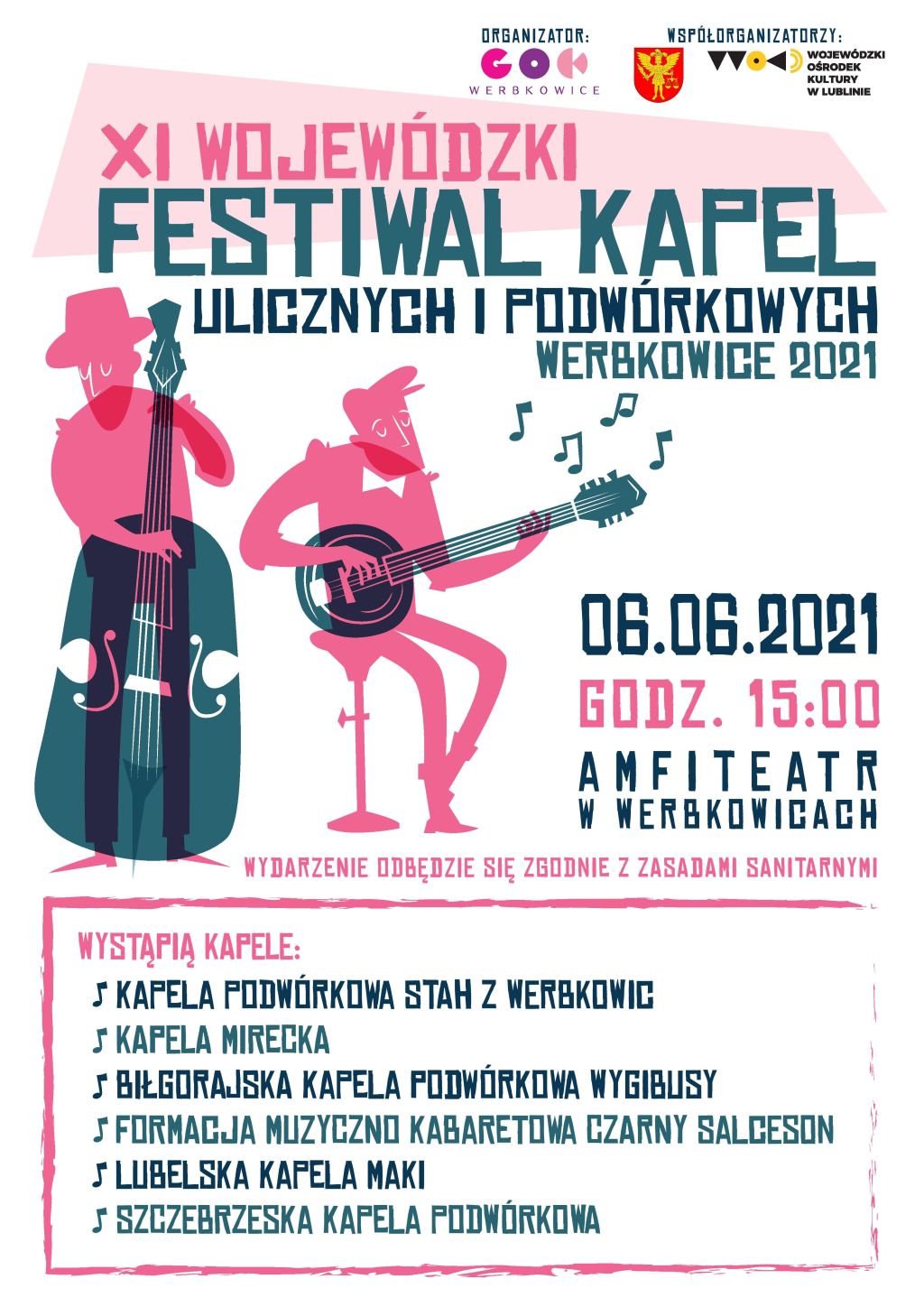 Zapraszamy na XI Wojewódzki Festiwal Kapel Ulicznych i Podwórkowych - Werbkowice 2021