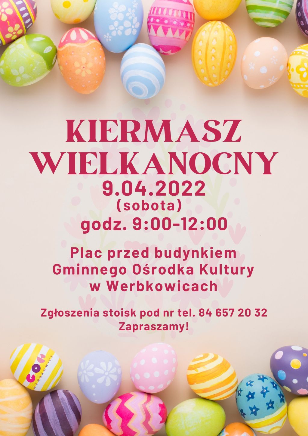 Plakat Kiermasz Wielkanocny