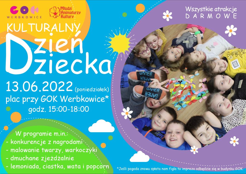 Plakat Kulturalny Dzień Dziecka