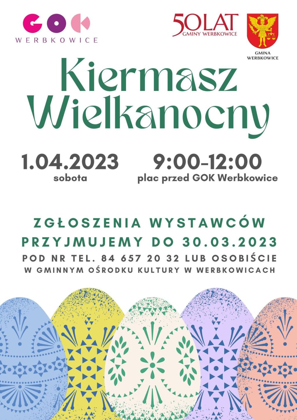 Plakat Kiermasz Wielkanocny