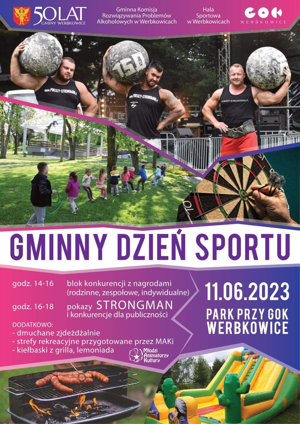 Plakat Gminny Dzień Sportu