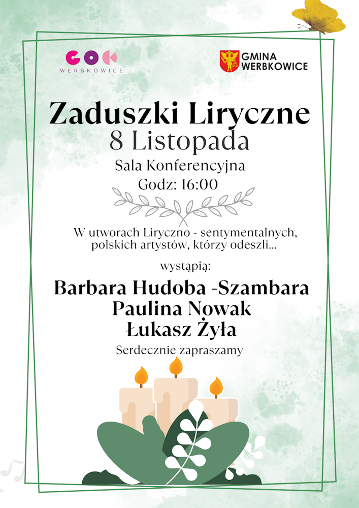 Plakat Zaduszki Liryczne