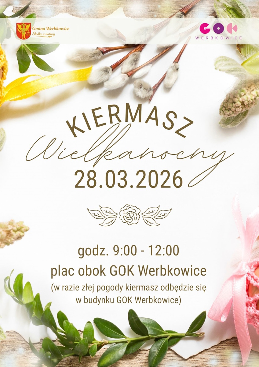 Plakat Kiermasz Wielkanocny 2026