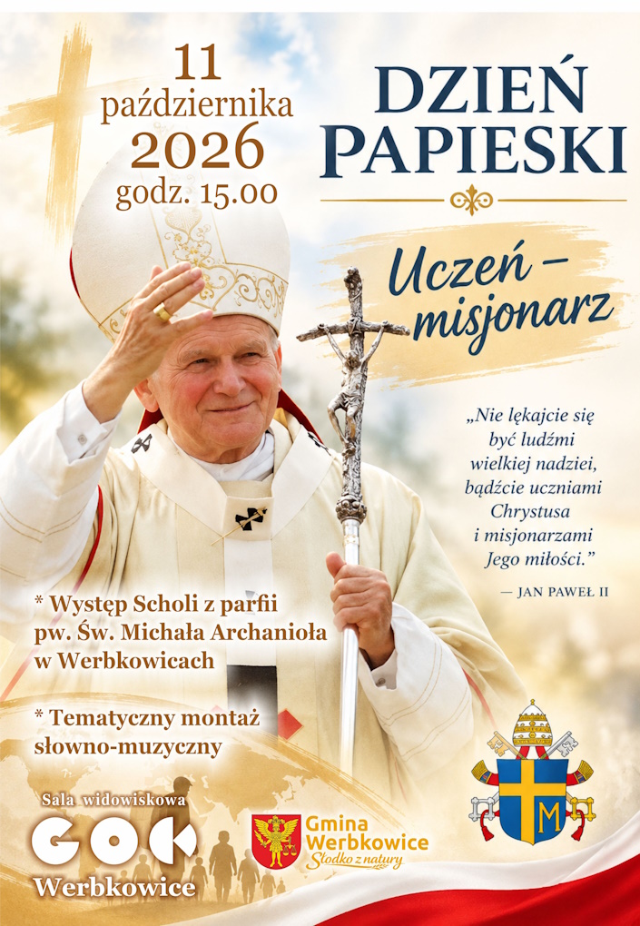 Plakat Dzień Papieski 2026
