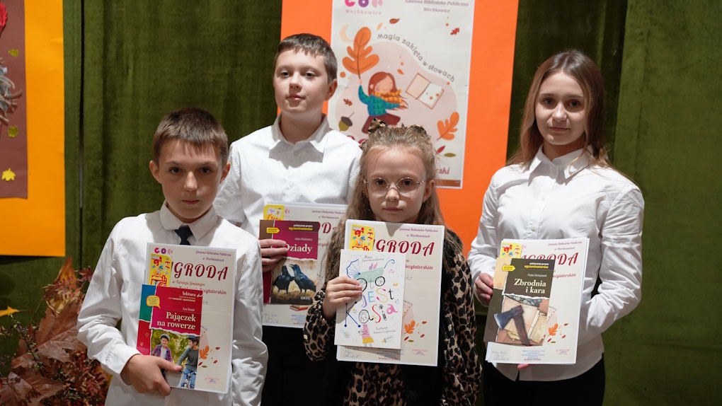 Laureaci eliminacji gminnych 30. Jesiennego Konkursu Recytatorskiego