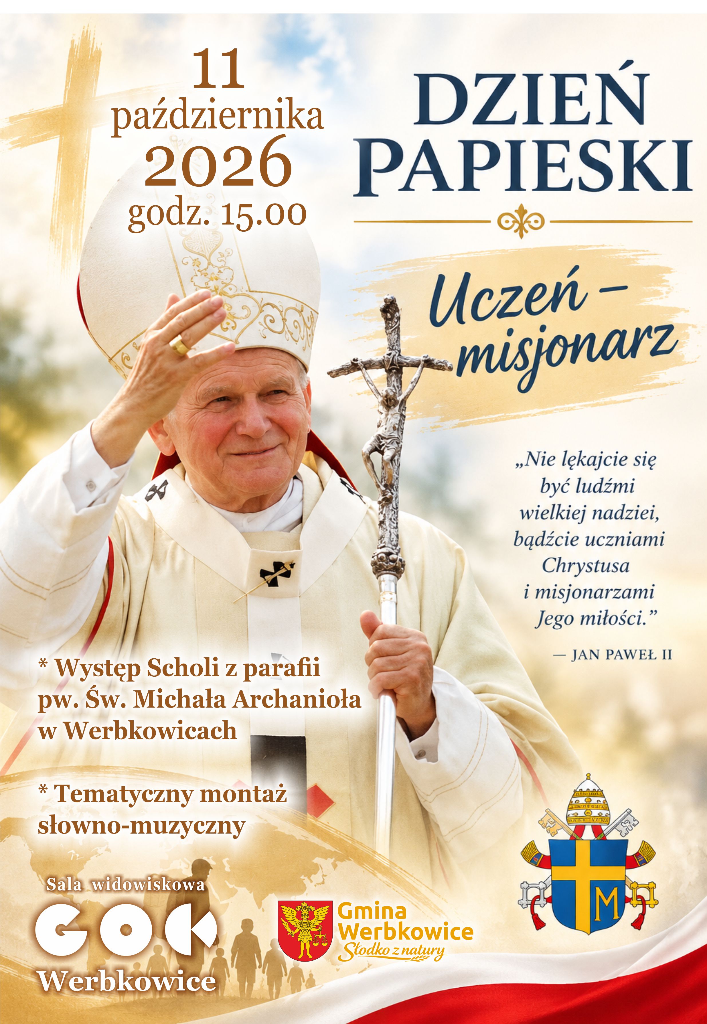 Plakat Dzień Papieski 2026