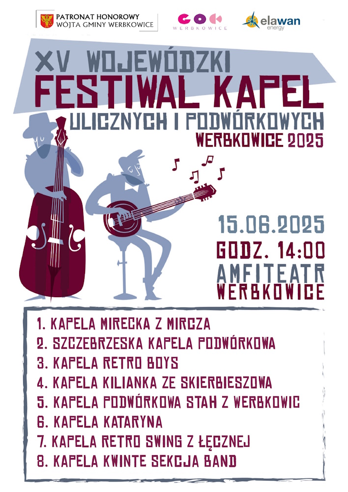 Plakat na Kapele Podwórkowe